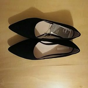 H&M Black Suede Flats